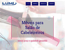 Tablet Screenshot of lumimoveis.com